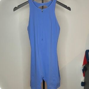 Kam Blue Sleeveless Jumpsuit